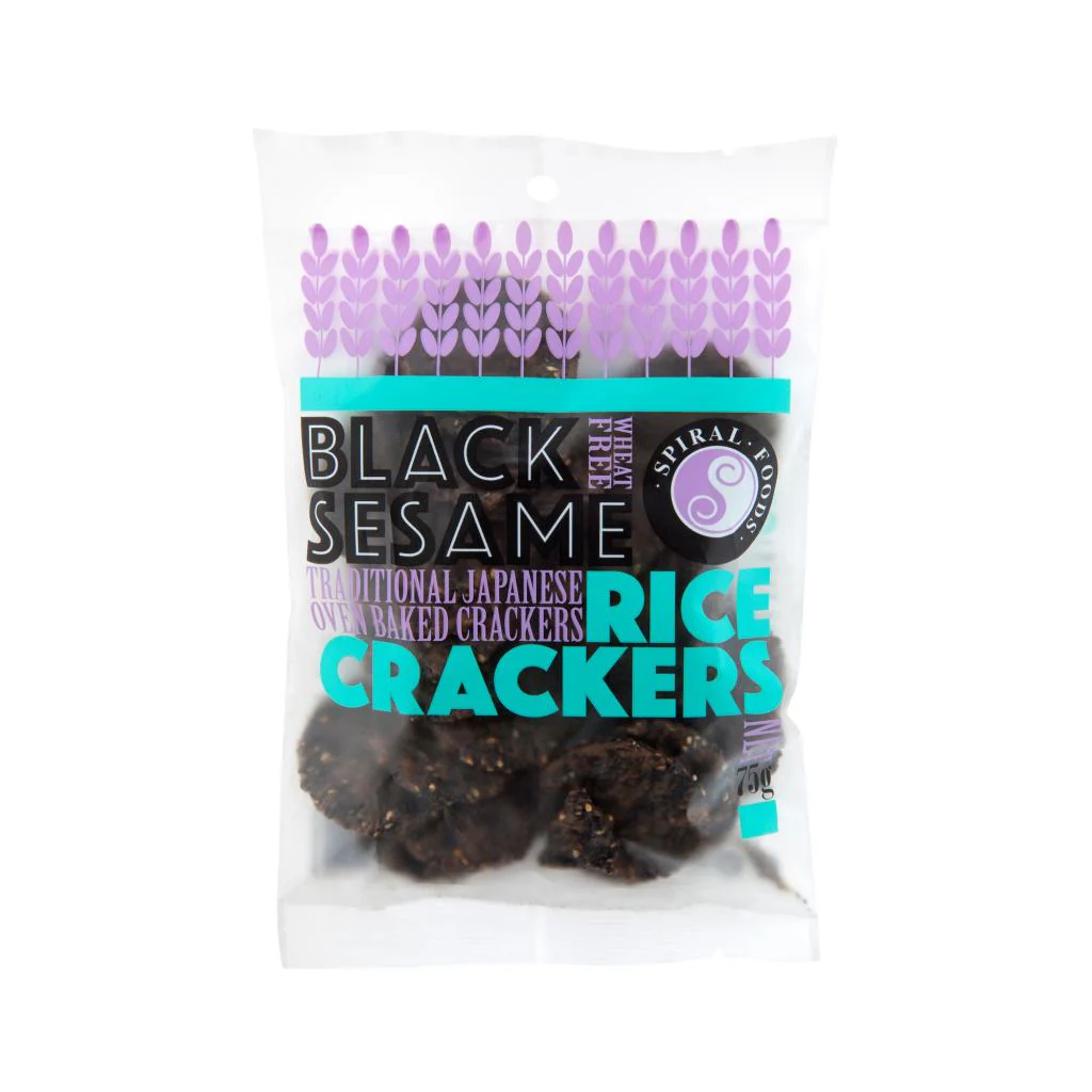 Black Sesame Crackers 75g