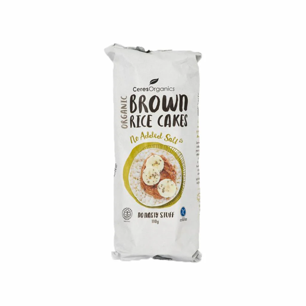 Brown Rice Cakes No Added Salt 110g