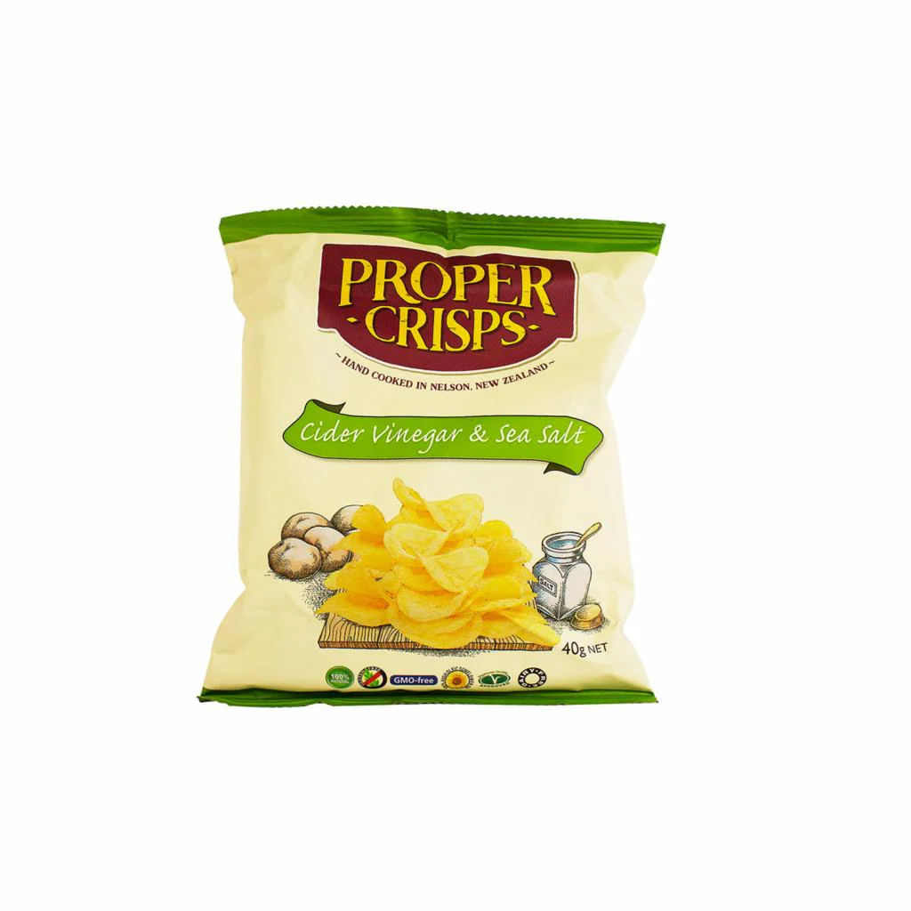 Cider Vinegar & Salt Crisps 40g