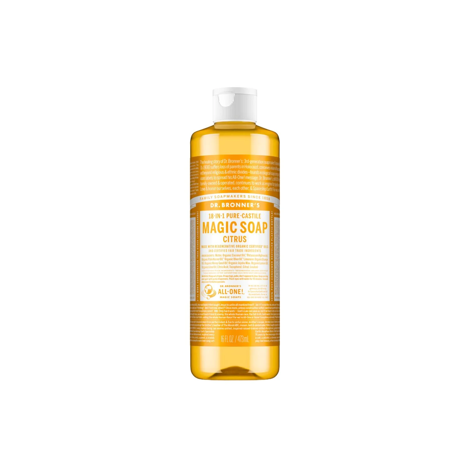 Pure Castile Magic Soap Citrus 473ml
