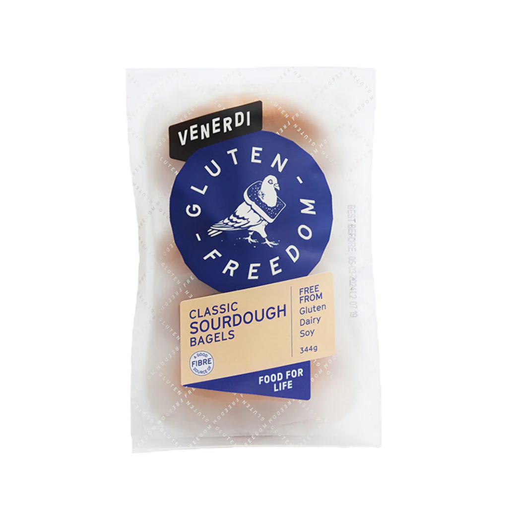 Classic Sourdough Bagels 4pk 344g