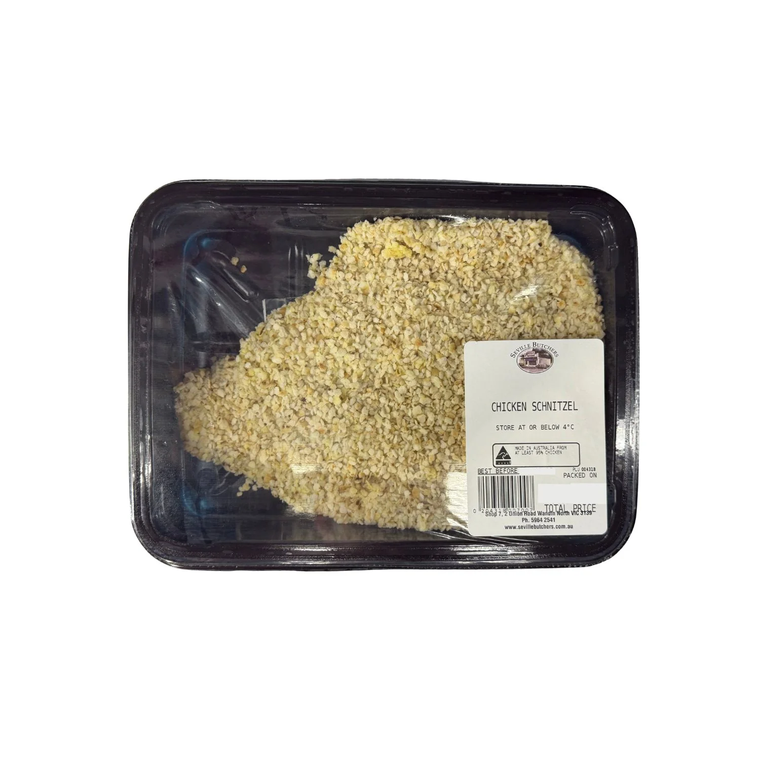 Crumbed Chicken Schnitzel 1pc
