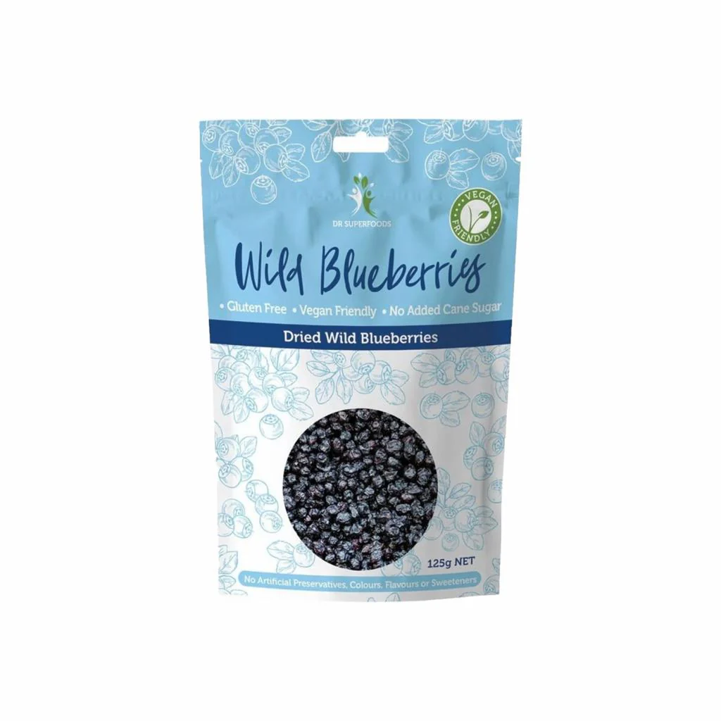 Dried Wild Blueberries 125g