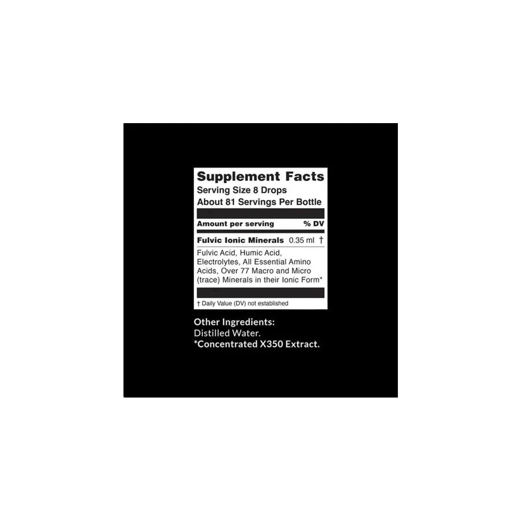 Fulvic Acid Minerals 30ml - Image 2