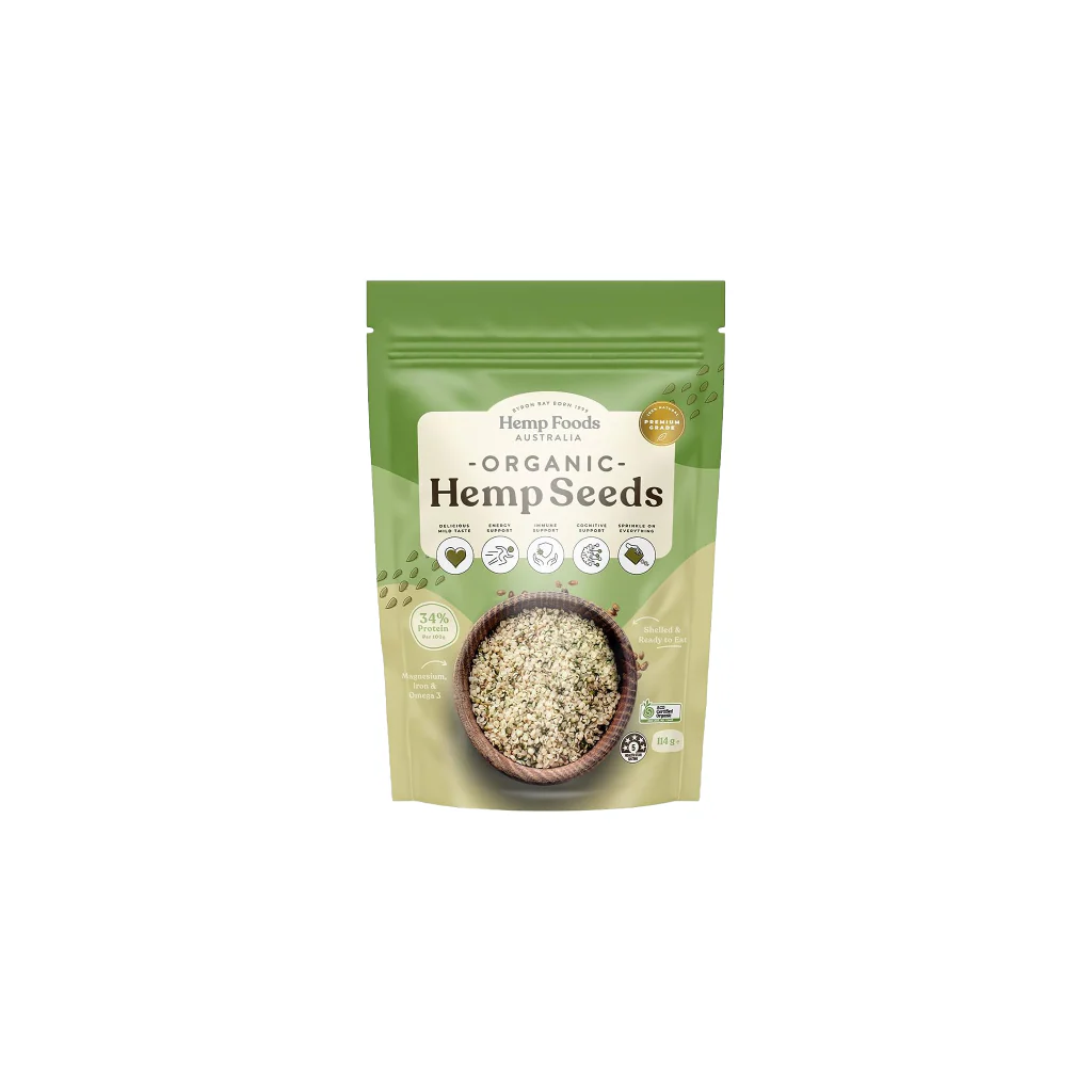 Organic Hemp Seeds 114g