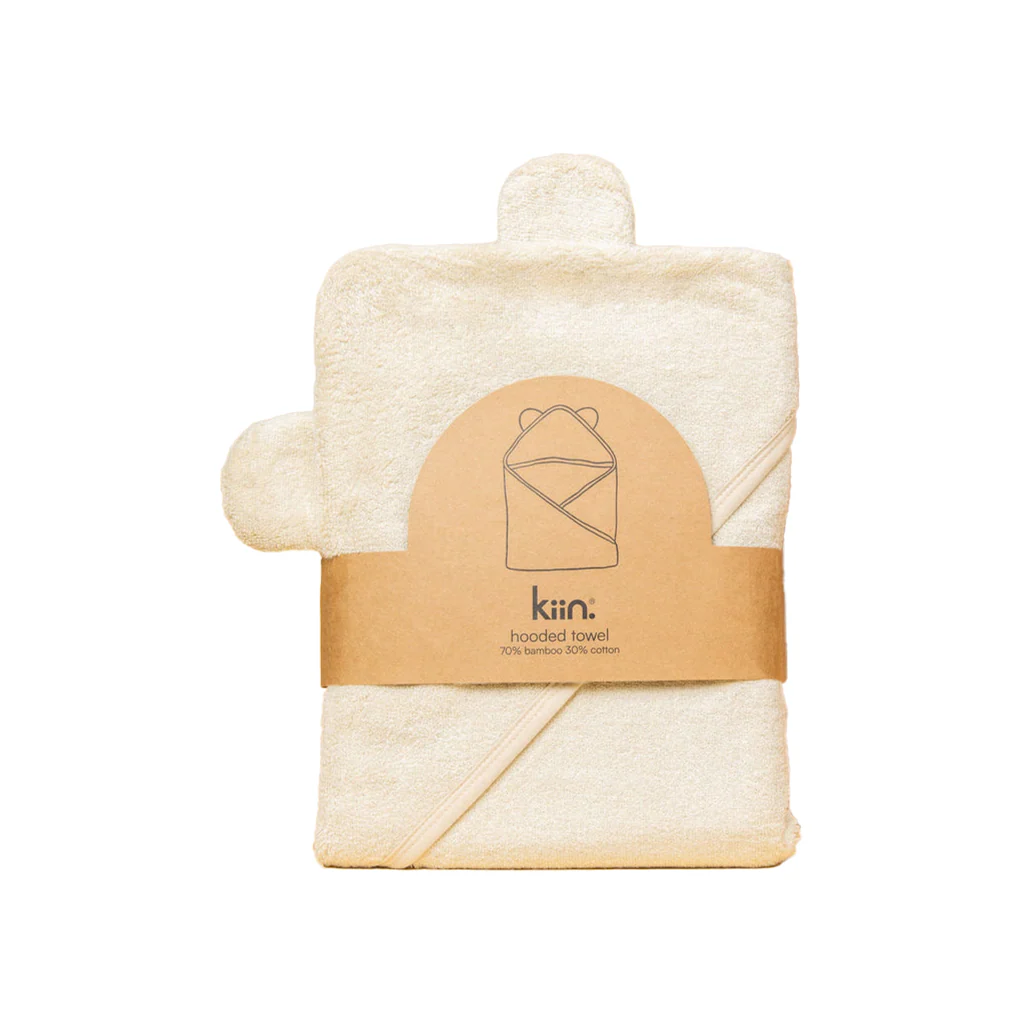Hooded Towel Ivory