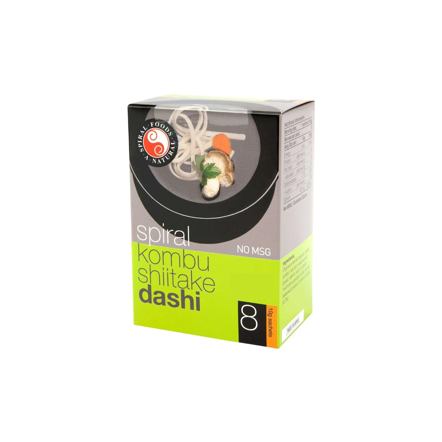 Instant Kombu Shiitake Dashi 8pk 80g