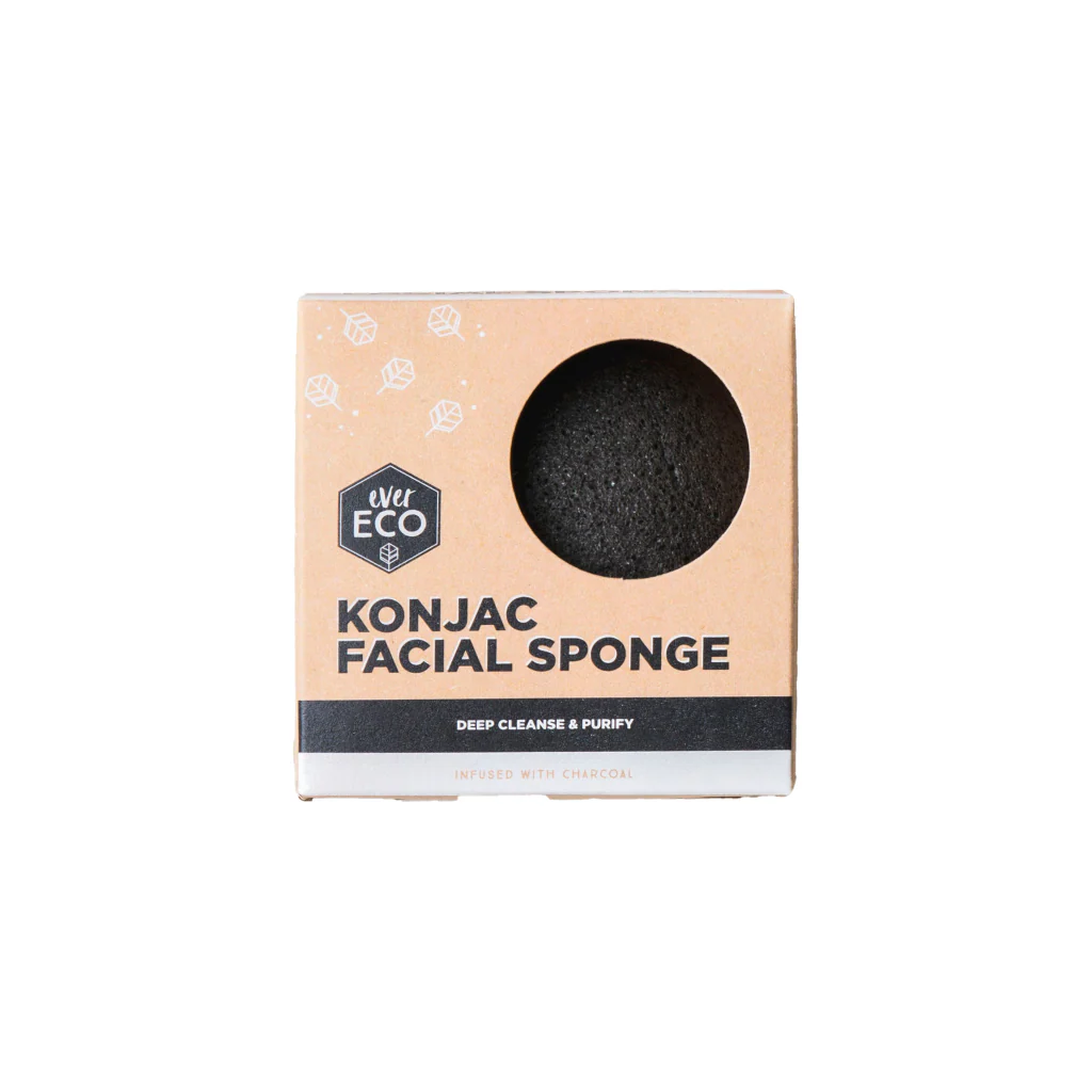 Konjac Facial Sponge Charcoal
