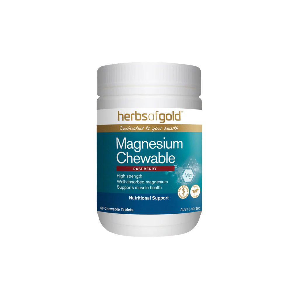 Magnesium Chewable Raspberry 60t