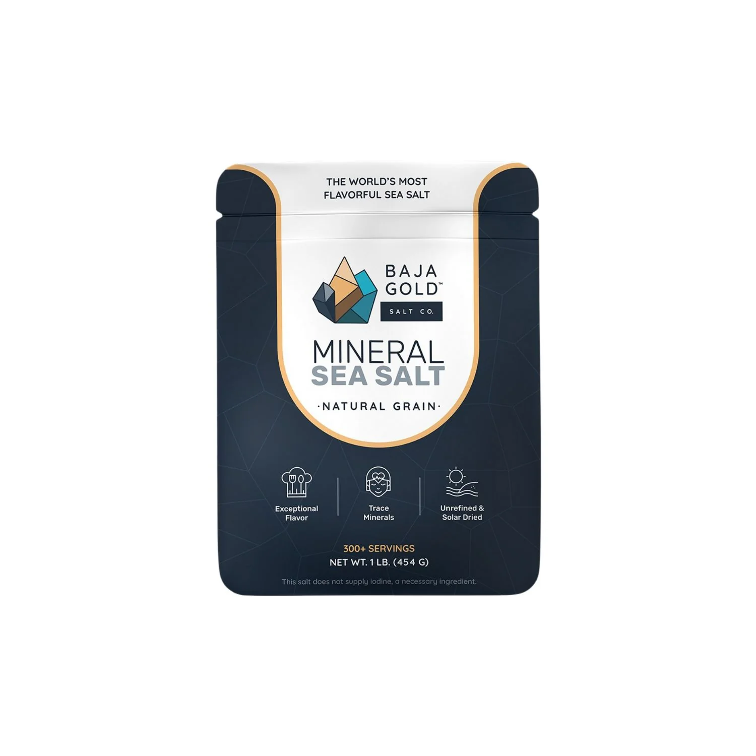 Mineral Sea Salt Natural Grain 454g