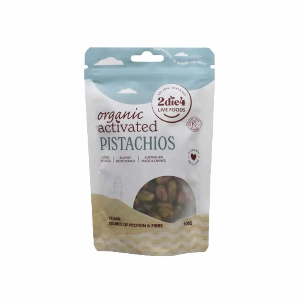 Organic Activated Pistachios 100g