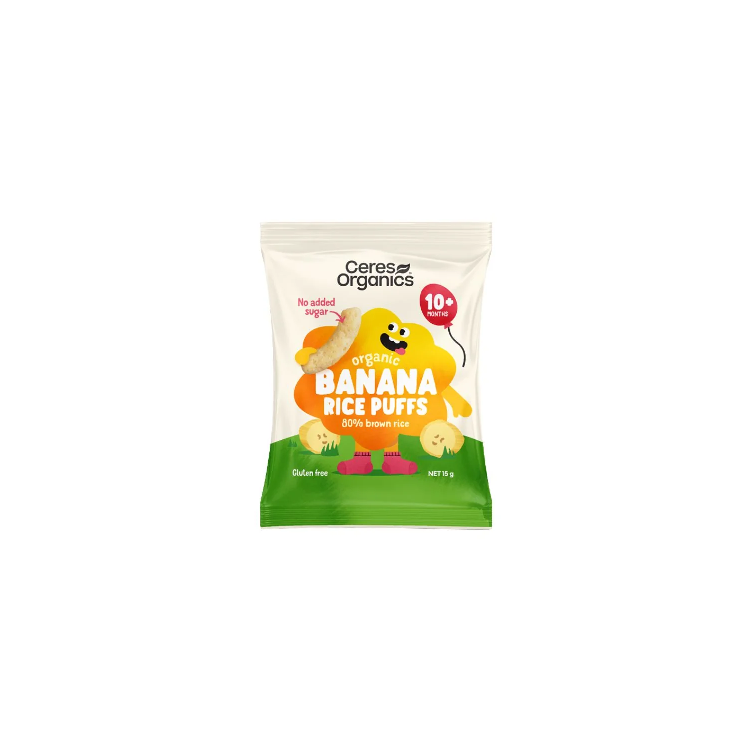 Organic Banana Rice Puffs 15g
