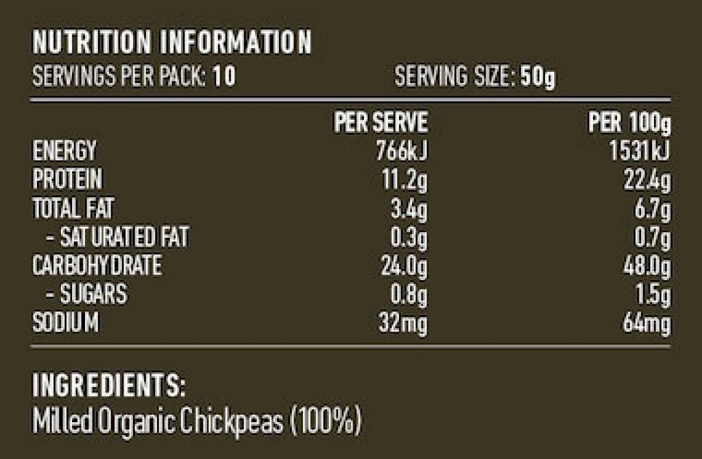 Organic Besan Flour 500g - Image 2