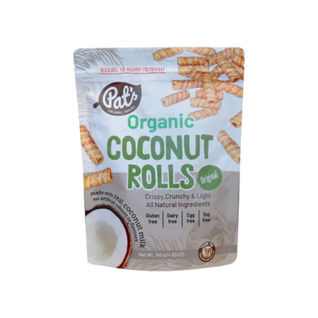 Organic Coconut Rolls Original 140g