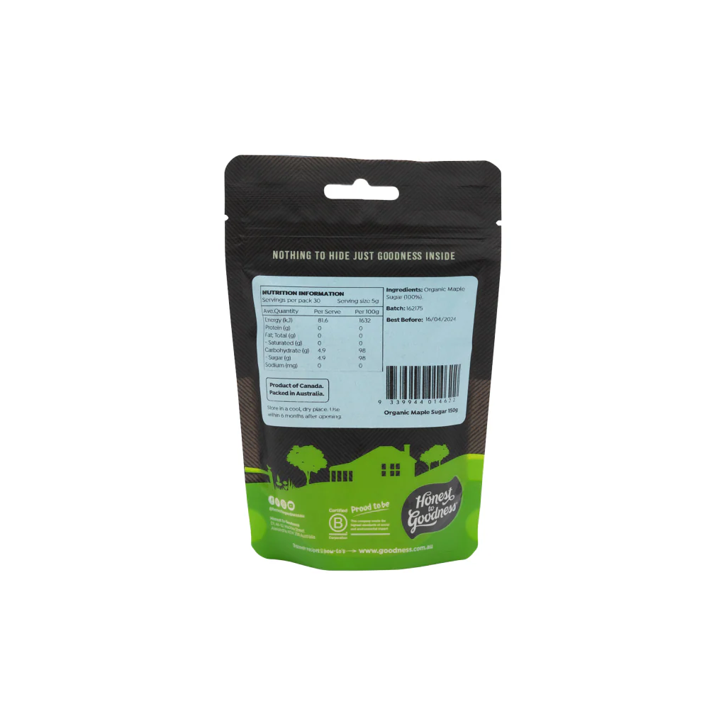 Organic Maple Sugar 150g - Image 2