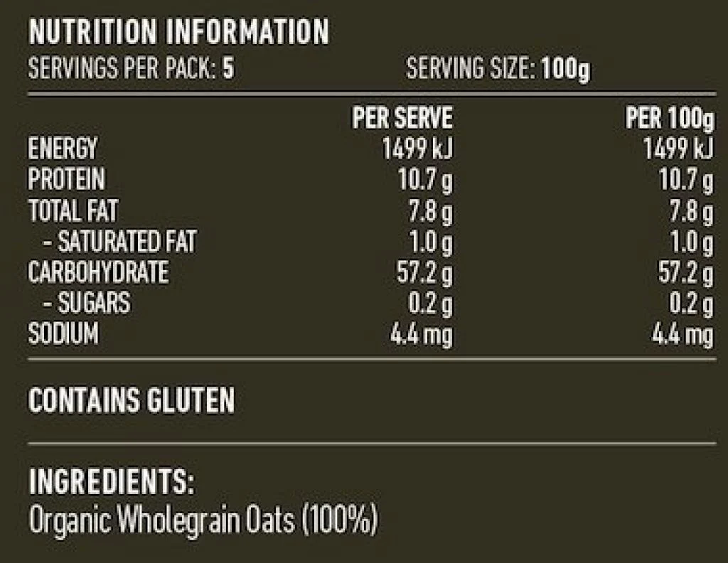 Organic Oat Groats 500g - Image 2