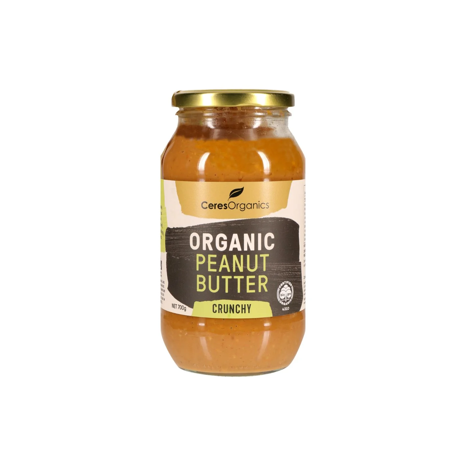 Organic Peanut Butter Crunchy 700g