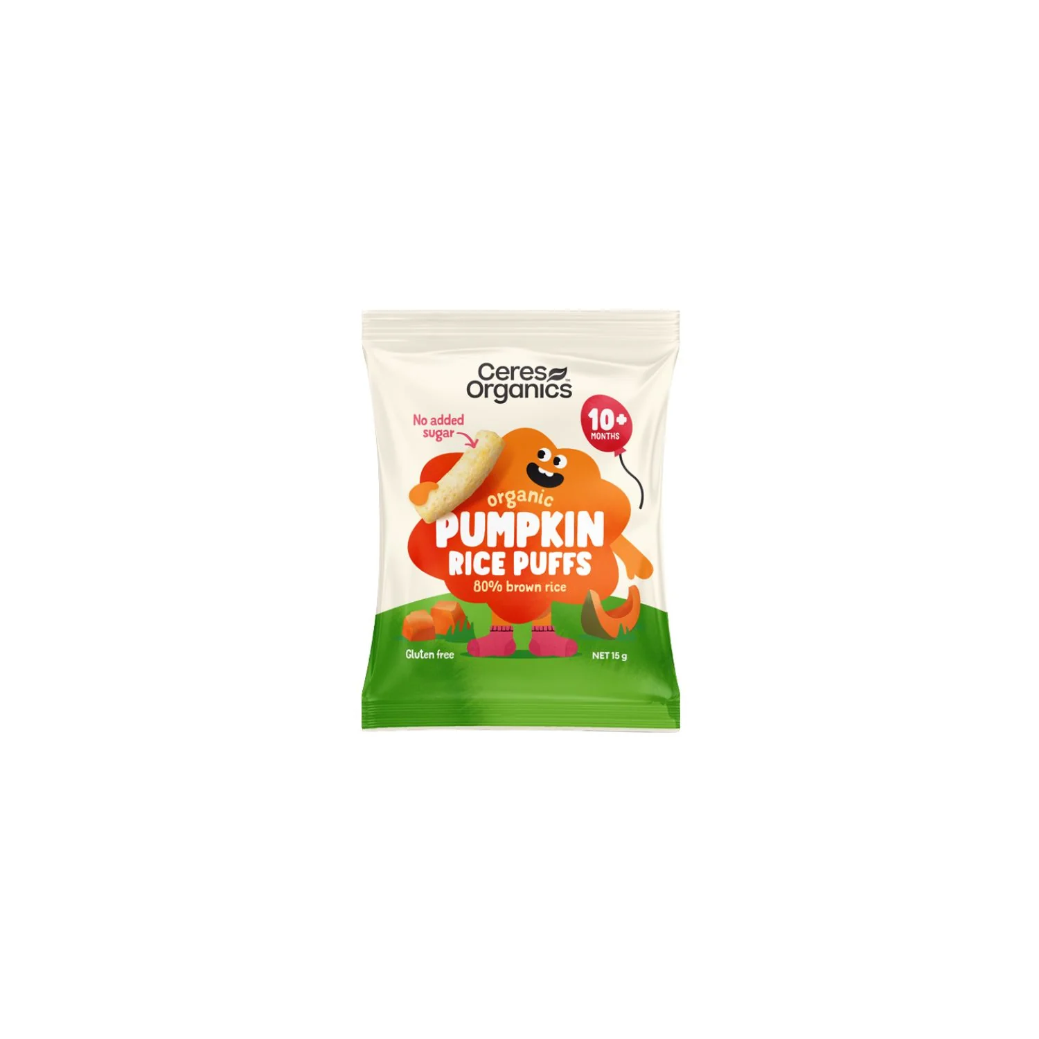 Organic Pumpkin Rice Puffs 15g
