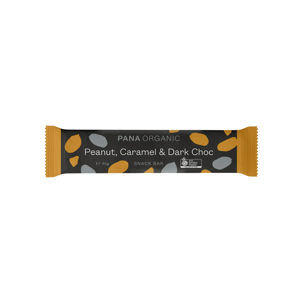 Peanut & Caramel Dark Choc Snack Bar 40g