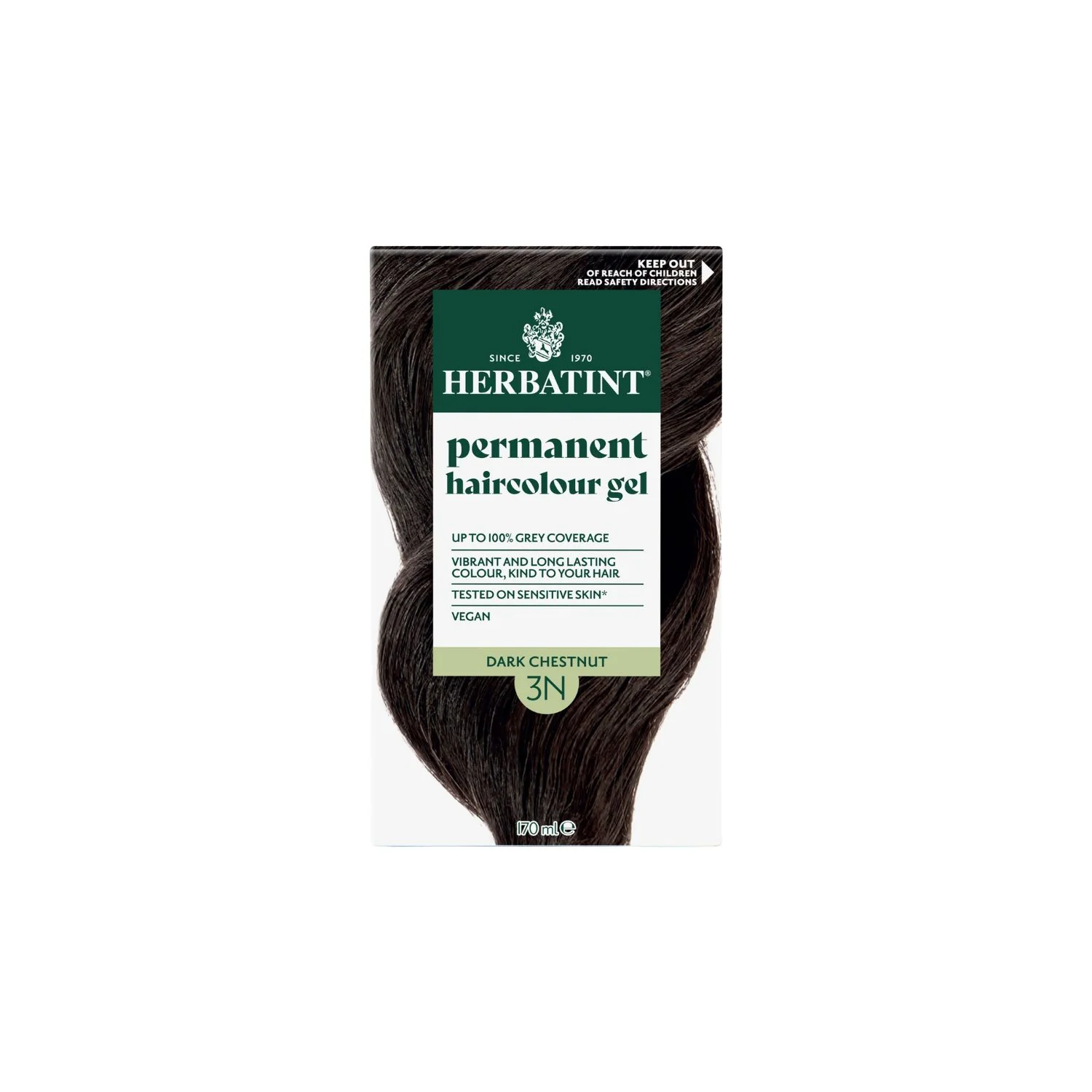 Permanent Hair Colour 3N Dark Chestnut 150ml