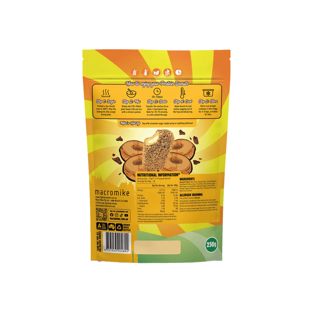 Protein Donut Mix Golden Gaytime 250g - Image 2