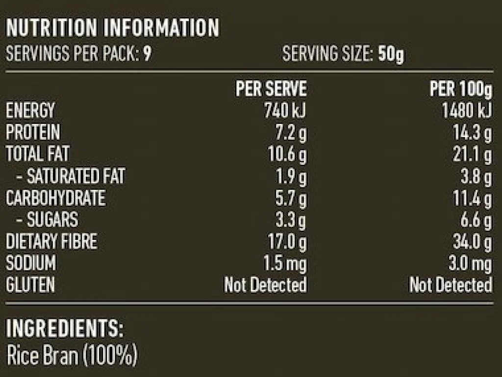 Rice Bran Fine 450g - Image 2