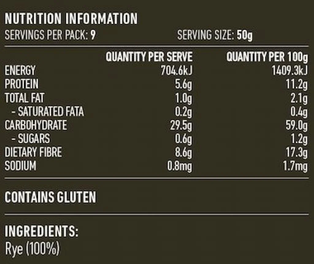 Rye Flakes Rolled 450g - Image 2