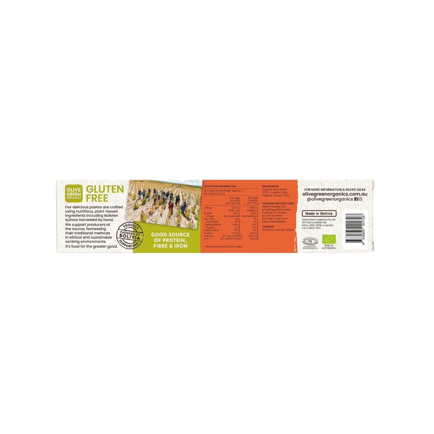 Spaghetti High Protein Red Lentil & Quinoa 250g - Image 2