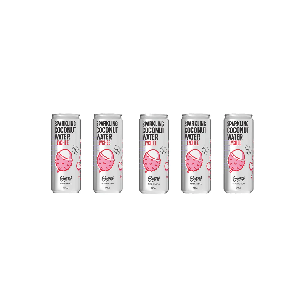 Sparkling Coconut Water Lychee Carton x 12 320ml