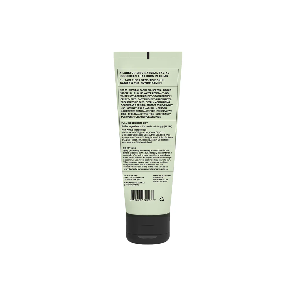 SPF 50 Natural Physical Sunscreen 100ml - Image 2