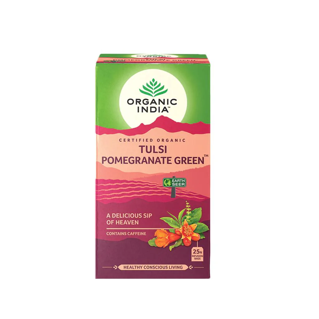 Tulsi Pomegranate Green Tea 25pk 50g