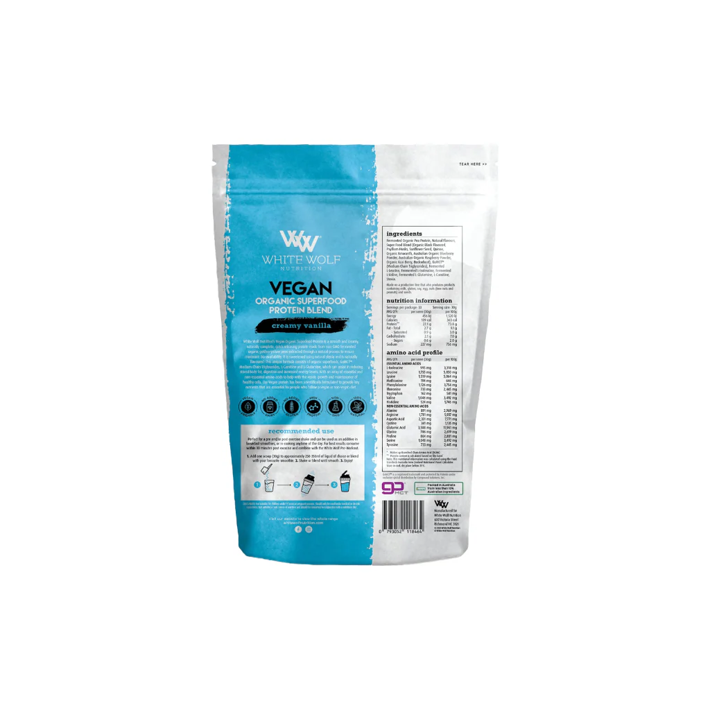 Vegan Pea Protein Creamy Vanilla 400g - Image 2