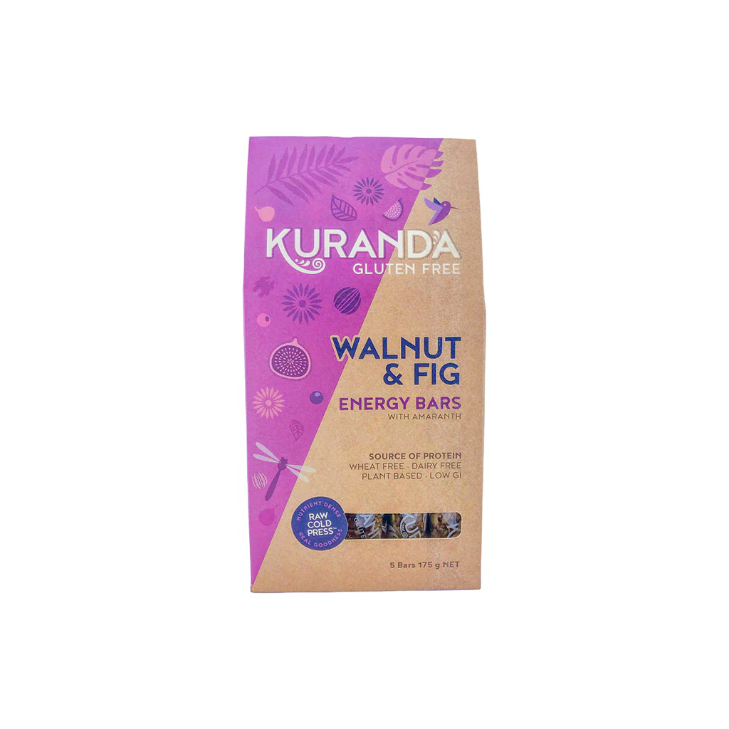 Walnut & Fig Energy Bars 175g