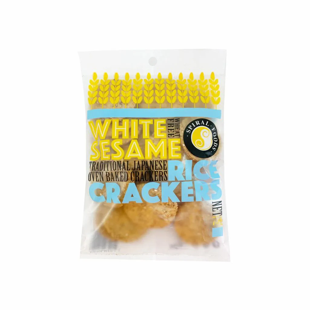 White Sesame Crackers 50g