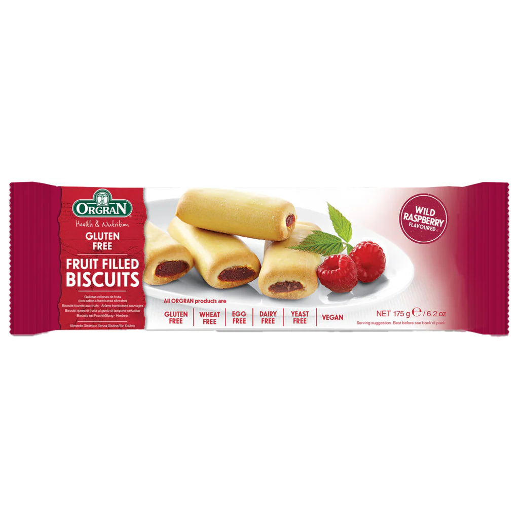 Fruit Filled Biscuits Wild Raspberry 175g