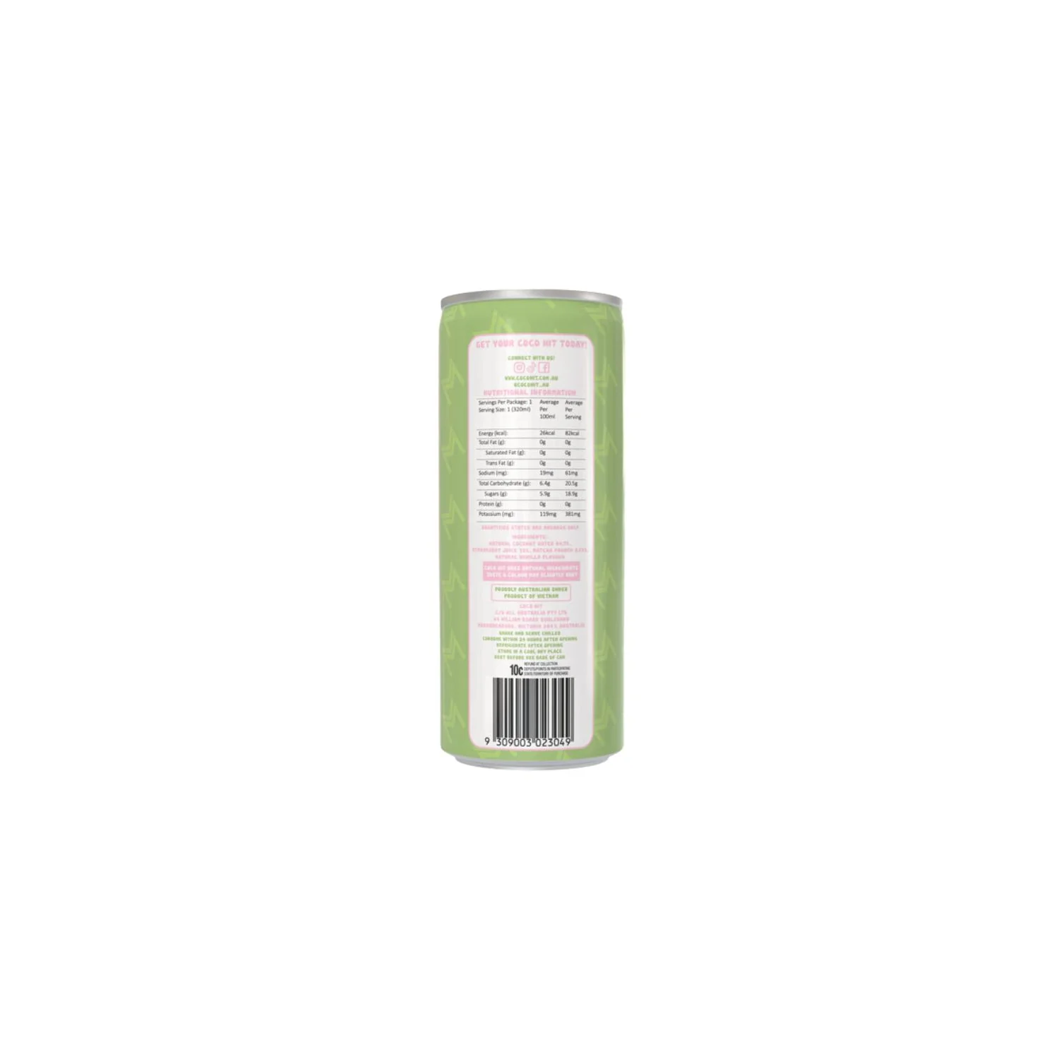 X Matcha Maiden Coconut Water 320ml - Image 2
